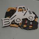 CAKIROTS Construction Decor for Boys Room Baby Boy Room Decor Wooden Construction Vehicles Decor Kids Room Wall Decor Toddler Playroom Room Wall Decor