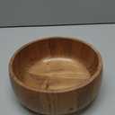 Kimona Fruit Bowl Acacia Wood for Salad & Fruit, Decorative Wooden Bowl For Fruit,Dessert Platter (8" x 8" x 3")