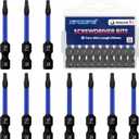 HPHOPE T10 Screwdriver Bit Set 10Pcs, Torx Bits T10, 1/4" Hexagon Bit, Length: 50mm