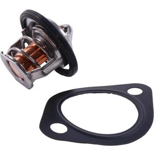 71C 160F Thermostat with Gasket 19434-73014 19434-73013 16221-73270 Compatible with Kubota BX1500D BX2230D D902 D905 D1100 D1105 V1505 V1702 V1902 V2203