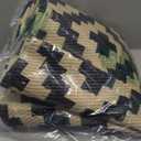 SAND MINE Waterproof Outdoor Rug 5x8 ft, Plastic Reversible Rug, Modern Area Rug, Large Floor Mat for Outdoors, RV, Patio, Backyard, Deck, Picnic, Beach, Camping, Black & Beige