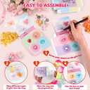 Valentines Day Gifts for Kids: 24 Pack Unique 4-in-1 Blind Box Sets Valentines Gift Card with Mochi Squishy Toys, Mini Kawaii Little Items for Girls Boys Classroom School Exchange Prize Party Favors