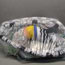 Baby Gym Play Mat, 8-in-1 Tummy Time Mat & Activity Gym, Washable Ball Pit, Infant Play Mat with Detachable Toys for Sensory Exploration and Motor Skill Development (Black White)