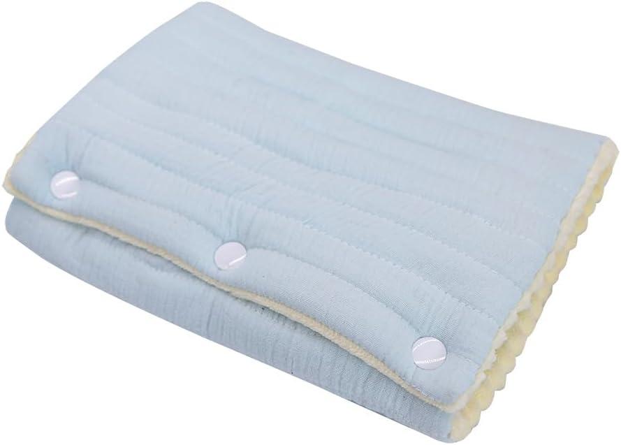 Baby Feeding Arm Pillow,Soft Cotton Bottle Nursing Arm Pillows for Newborn,Multifunctional Expandable,Portable and Washable,Ergonomic Nursing Essentials for Travel or Outdoor Use (Blue)