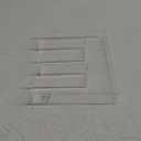 10" Acrylic Charcuterie Letters Fillable Tray, Reusable Alphabet Number Shaped Serving Plates for Charcuterie Board, Display Fruit, Candy, Cake, Party Decor, Birthday, AnniversaryE