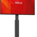 AOKCOS Swivel TV Floor Stand for 32-65 Inches TVs, 8 Level Height Adjustable Corner Small TV Stand Mount for Living Room/Bedroom, Holds up to 88 lbs,MAX VESA 400x400mm,Black