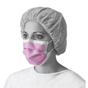 MEDLINE Fluid-Resistant Face Mask with Ear Loops (Pack of 300)