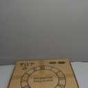 20'' Silent Wall Clock with Adjustable Night Light, Glow in The Dark Decorative Wall Clock Battery Operated, Rustic Modern Metal & Wood Clocks for Living Room Decor, Arabic Numerals