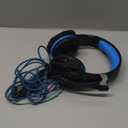 BENGOO G9000 Stereo Gaming Headset for PS4 PC Xbox One PS5 Controller, Noise Cancelling Over Ear Headphones with Mic, LED Light, 7.1 Surround Sound, Soft Memory Earmuffs for Nintendo Xbox Series X|S (Blue)