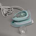 Mini Travel Steam Iron for Clothes with Dual Voltage, Temperature Control, Non-Stick Soleplate and Cord Storage, Ideal for Sewing, Quilting and Handcraft