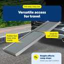 PetSafe Happy Ride Extra Long Telescoping Dog Ramp, Portable Pet Ramp for Cars, Trucks & SUVs with Adjustable Sizing XL