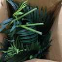 YEPDIN 6 Ft Artificial Tropical Palm Tree With 24 Removable Leaves - Large Faux Plant for Indoors and Outdoors, Silk Housewarming Gift, K185