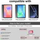 ProCase Smart Case for Galaxy Tab S10 Lite/S10 FE/S9 FE 10.9 Inch with S Pen Holder, Slim Trifold Stand Folio Hard Back Shell Protective Cover for 10.9" Galaxy Tab S10 Lite/S10 FE/S9 FE -Black