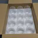 Stemless Glasses Set of 12, 15 Ounce Smooth Rim Standard Glass Dishwasher Safe