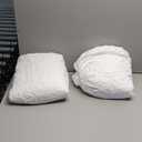 Tencel Sheet Set Queen Size, 100% Eucalyptus Lyocell, Breathable & Cooling Sheets, Deep Pocket Up to 16 Inch, Silky Soft, Ideal for Hot Sleepers - 4PC (Queen, White)