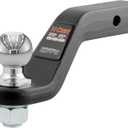 CURT 45332 Trailer Hitch Ball Mount with 2-5/16-Inch Trailer Ball & Hitch Pin, Fits 2-Inch Receiver, 15,000 lbs. GTW, 4-Inch Drop
