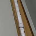 LazBlinds No Tools No Drill Cordless Roller Shades, 100% Blackout Roller Blinds for Windows, Thermal Insulated UV Protection Waterproof Roll Up Window Blinds and Shades, 42'' W x 72'' H, White