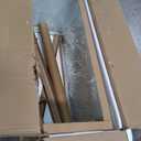 Glass Coffee Table for Living Room, Clear Center Table with 0.47 inch Tempered Glass, Transparent Modern Coffee Table 41"*14"*20"
