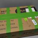 Huuger Nightstand Set of 2, Night Stand with Fabric Drawer, Mesh Shelf, Side Table with Storage, Fabric Drawer Dresser, Open Shelf, Metal Frame, Bedroom, Rustic Brown