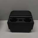 Rear Storage Box for Tesla Cybertruck, Trash Can with Cup Holder with Silicone Liner for Cybertruck Accessories 2025 2026 2024