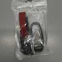 Key Fob Cover with Heavy-duty Keychain for Sonata Santa fe Tucson (Red)