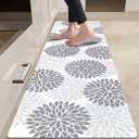 HEBE Kitchen Mat Cushioned Anti Fatigue 20"x71", Non Slip Kitchen Mats for Floor, Waterproof Ergonomic Comfort Standing Carpet Runner for Kitchen Sink, Home Office, Laundry Room
