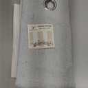 H.VERSAILTEX 100% Blackout Curtains for Bedroom, Thermal Insulated Linen Textured Curtains Heat and Full Light Blocking Drapes Living Room Curtains 2 Panel Sets, Glacier Gray, 52x84 Inch