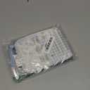 Cotton Quilted Floral Coin Purse Digital Camera Pouch with Cute Prints Zipper for Women Girls (BLUE PATCH)