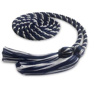 Endea Graduation Single Honor Cord Two-Color (Navy Blue/White)