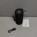 Ortizan Portable Bluetooth Speaker x Stocking Stuffers: IPX7 Waterproof, Wireless, Big Sound, Deep Bass, Dual Pairing, 30H Playtime, White Elephant Gift for Adults Men Women Teen Boys Girls (Black)