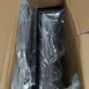 Masupu 3 Tier Bathroom Shelf, Bathroom Organizer and Storage for Small Space, Free-Standing Metal Rack Shelves Waterproof for Kitchen, Bathroom, Laundry, Toilet, Black