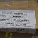 Amazon Basics Kids Kitchen Set, Play Kitchen Toy Playset for Toddlers, Preschoolers, 39"L x 11.8"W x 39"H, White & Gray