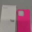 ORNARTO Vortuxe for iPhone 16 Case 6.1" | 2X MIL-STD Drop Protection | Compatible with MagSafe | Sleek Aesthetic Liquid Silicone Phone Cover - Hot Pink