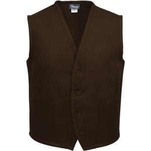 FAME Adult's 2 Pocket Vest (XX-Large, Brown)