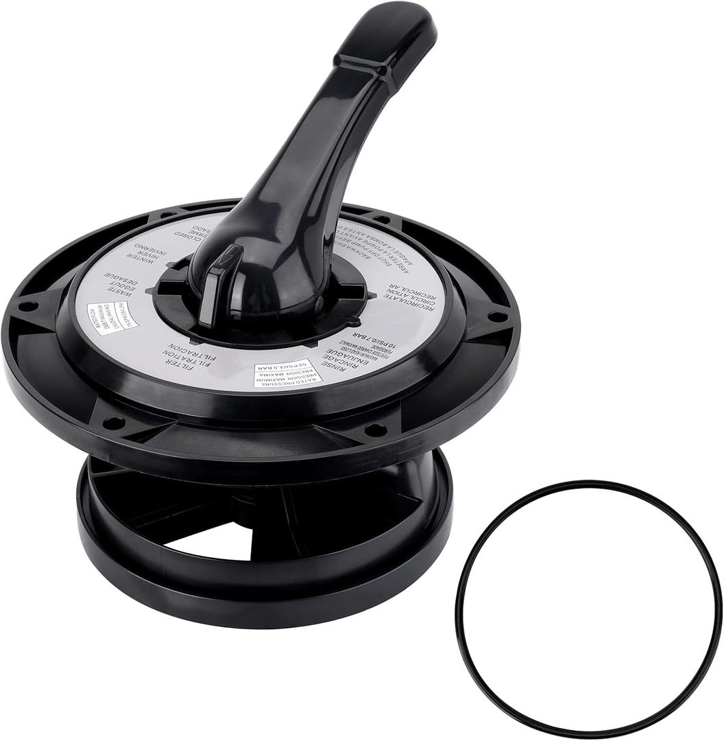 Upgrade SPX0714BA Key Cover and Handle Assembly with O-Ring Compatible with Hayward SP0714T S210S S220T2 Series Vari-Flo XL Multiport Valves