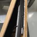 keny 29.7"-46" Baby Gate for Stairs, Auto Close Dog Gates for Doorways, Pressured Mounted No Drilling Pet Gate Extra Wide, One-Hand Opening Dual Lock Stair Gate, Indoor Kids Necessities, Black