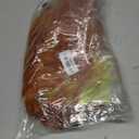 Qaccf Long Wavy Full Bang halloween Costume Women Wig with Purple Head bang and Green Scarf (Ginger)