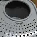 Amazon Basics Large Cat Litter Box with High Sides, Top Entry, Includes Scoop, 20.5 x 14.75 x 14.38 inches, Grey