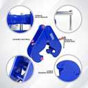 Beam Clamp 11000LB/5Ton,for Lifting & Rigging, 3.1-12.6Inch Beam Flange Width I-Beam Lifting Clamp Heavy-Duty Lifting with Hoist for Construction,Industrial,Home and Garage
