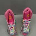 SULIFEEL Rainbow Unicorn Roller Skates for Girls Light up Wheels Kids Quad Skates with High Top Reflective TPU Leather Rainbow Unicorn Size 34