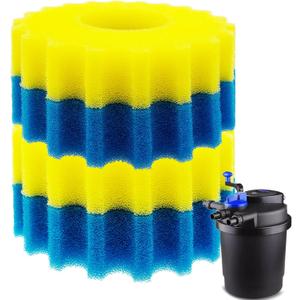 Replacement Sponge Filter Media Pads for VIVOHOME 1580/1840GPH Biological Pond Filter, Compatible With 1580/1840GPH/CPF-2500/ CPF-3500 Pressure Koi Fish Pond Filter