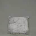 ZAFUL Women's Strapless Ribbed V Wired Lace Up Ruffle Tie High Cut Bandeau Swimsuits Bikini Set (Large, 0-white)