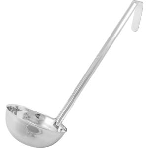 Winco One Piece Stainless Steel Ladle, 12 Ounce, 12.75"