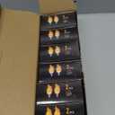 Upgrade E12 Flame Bulbs 12 Pack, 3 Mode LED Candelabra 2.0 Watt Warm White Chandelier 1800k Candle Light Bulbs, Flame Tip for Christmas Party Decorations