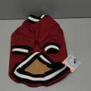 FUAMEY Dog Pullover SweatshirtDog Winter Sweaters Warm Dog Clothes Dog Vest Thick Puppy Pullover Soft Pet Fleece Sweater Cute Doggie Boy Girl Outfit for Dogs Black L