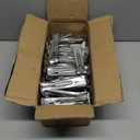 5 Inch Gutter Hangers, Hidden Aluminum Gutter Brackets with Assembled Screw - Support Sagging rain gutters.(50 Pcs)