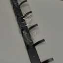 Coat Rack Wall Mount with 6 Hooks (Black, 1 Pack), Heavy Duty Coat Hooks Wall Mount for Entryway, Bedroom, Closet, Wall Hooks for Hanging Hats, Bags, Purses