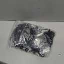 Ceiling Curtain Track, Black Flexible Bendable Curtain Track 12 Ft Curved Curtain Rail Ceiling Wall Mount Sliding Curtain Ceiling Track System Set for Bay Window, Room Divider