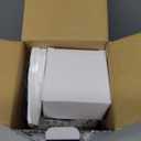 64 oz Insulated Water Bottle with Straw & Spout Lids, Stainless Steel Metal Half Gallon Water Jug with Paracord Handle, Double Wall Vacuum, Leakproof, Keep Drinks Cold & Hot, White