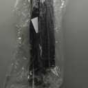 Black Shift Dress W/Attached Necklace & Floral 3/4 Sleeve Printed Jacket Size 12